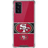 NFL San Francisco 49ers Zone Block Galaxy Note20 5G Clear Case