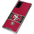 NFL San Francisco 49ers Zone Block Galaxy Note20 5G Clear Case