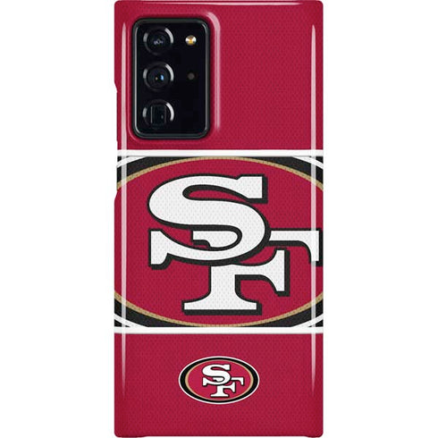 NFL San Francisco 49ers Zone Block Galaxy Note20 Ultra 5G Lite Case