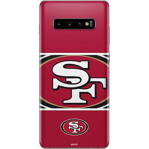 NFL San Francisco 49ers Zone Block Galaxy S10 Plus Skin