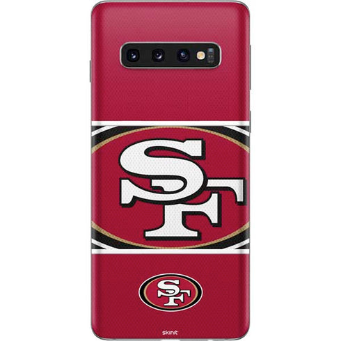 NFL San Francisco 49ers Zone Block Galaxy S10 Skin
