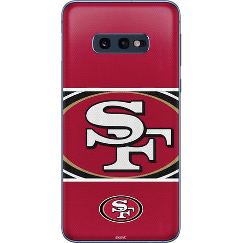NFL San Francisco 49ers Zone Block Galaxy S10e Skin