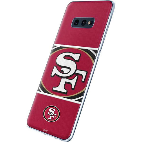 NFL San Francisco 49ers Zone Block Galaxy S10e Skin