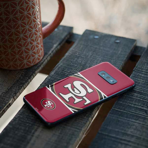 NFL San Francisco 49ers Zone Block Galaxy S10e Skin