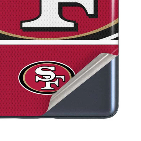 NFL San Francisco 49ers Zone Block Galaxy S20 Fan Edition Skin