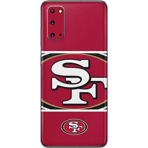 NFL San Francisco 49ers Zone Block Galaxy S20 Skin