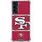 NFL San Francisco 49ers Zone Block Galaxy S21 5G Clear Case