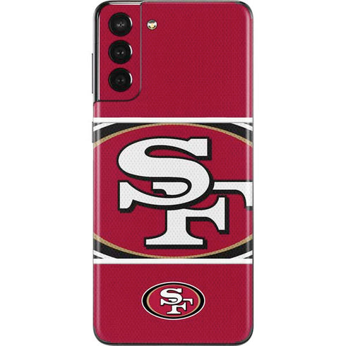 NFL San Francisco 49ers Zone Block Galaxy S21 Plus 5G Skin