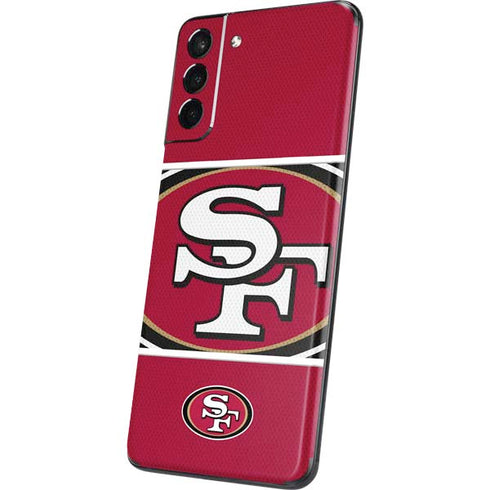 NFL San Francisco 49ers Zone Block Galaxy S21 Plus 5G Skin