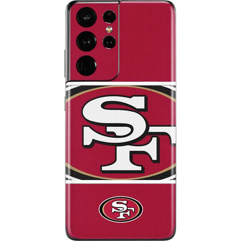NFL San Francisco 49ers Zone Block Galaxy S21 Ultra 5G Skin