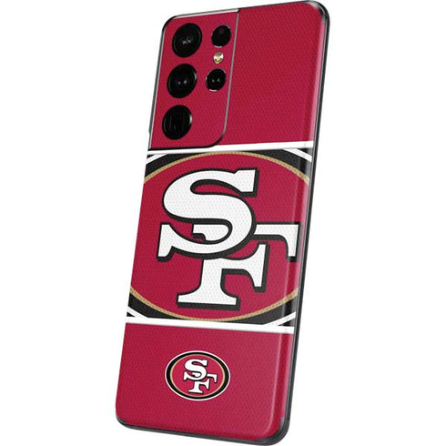 NFL San Francisco 49ers Zone Block Galaxy S21 Ultra 5G Skin
