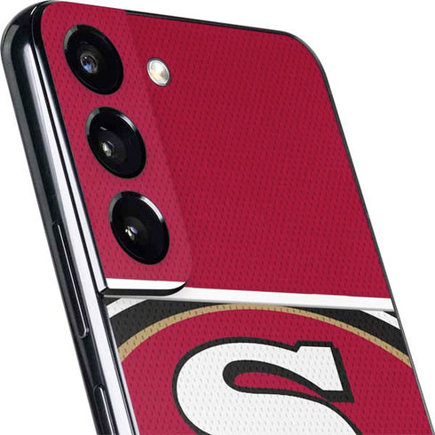NFL San Francisco 49ers Zone Block Galaxy S22 Plus Skin