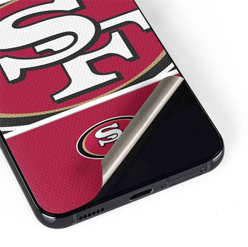 NFL San Francisco 49ers Zone Block Galaxy S22 Plus Skin