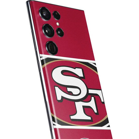 NFL San Francisco 49ers Zone Block Galaxy S22 Ultra Skin