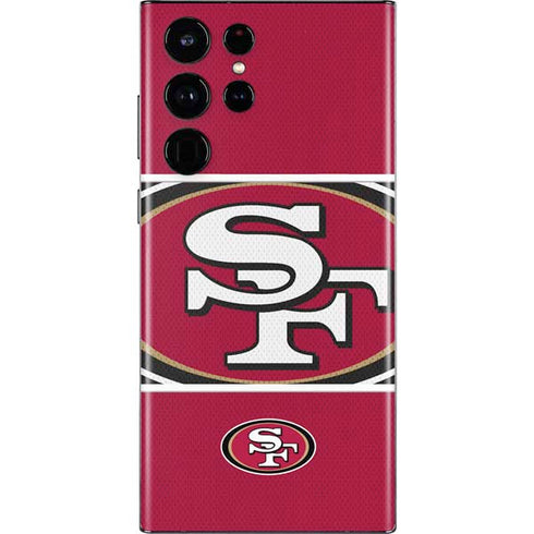 NFL San Francisco 49ers Zone Block Galaxy S22 Ultra Skin