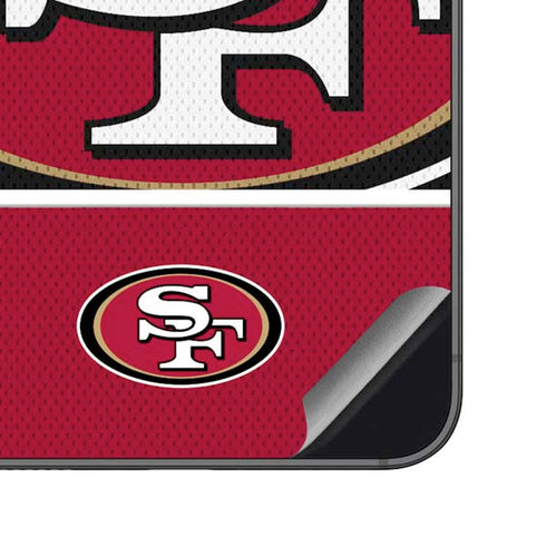 NFL San Francisco 49ers Zone Block Galaxy S23 FE Skin