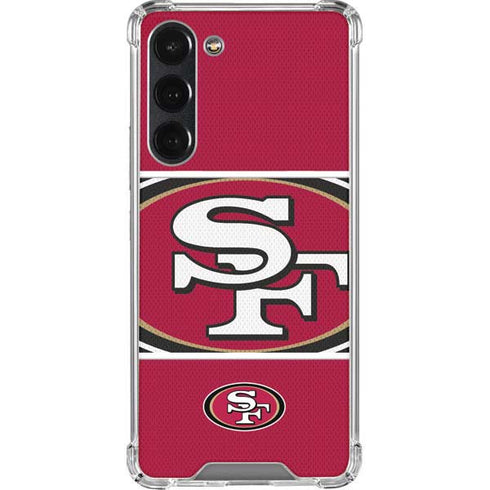 NFL San Francisco 49ers Zone Block Galaxy S23 Plus Clear Case