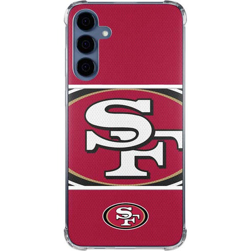 NFL San Francisco 49ers Zone Block Galaxy S24 Clear Case