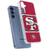 NFL San Francisco 49ers Zone Block Galaxy S24 Clear Case