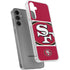 NFL San Francisco 49ers Zone Block Galaxy S24 Plus Clear Case