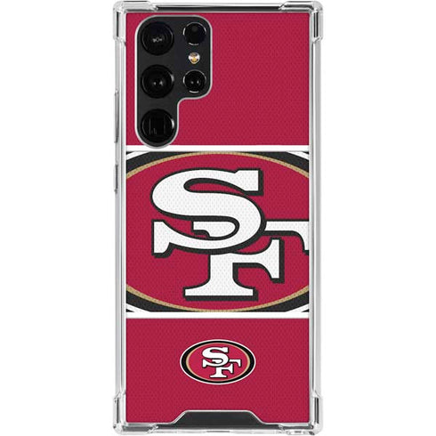 NFL San Francisco 49ers Zone Block Galaxy S24 Ultra Clear Case