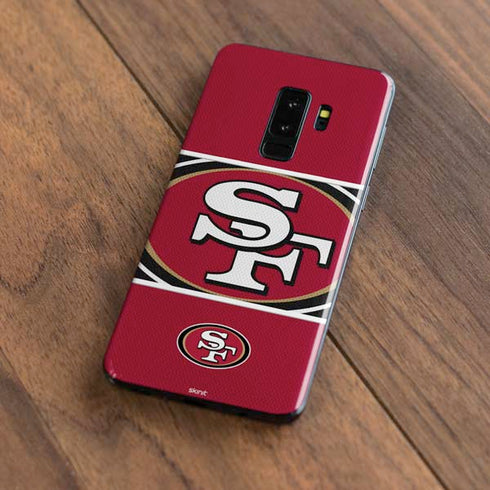 NFL San Francisco 49ers Zone Block Galaxy S9 Plus Skin