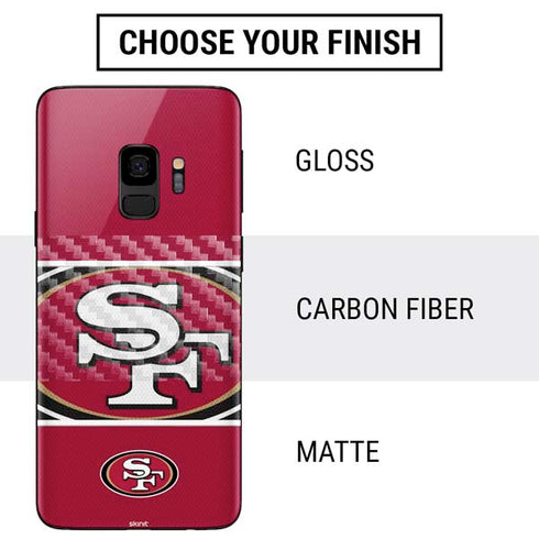 NFL San Francisco 49ers Zone Block Galaxy S9 Skin