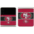 NFL San Francisco 49ers Zone Block Galaxy Z Flip3 5G Skin