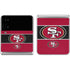 NFL San Francisco 49ers Zone Block Galaxy Z Flip4 5G Skin
