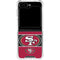 NFL San Francisco 49ers Zone Block Galaxy Z Flip5 5G Clear Case