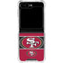 NFL San Francisco 49ers Zone Block Galaxy Z Flip5 5G Clear Case