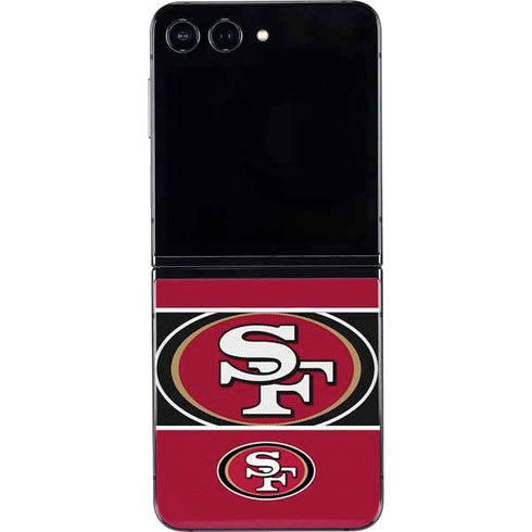 NFL San Francisco 49ers Zone Block Galaxy Z Flip5 5G Skin