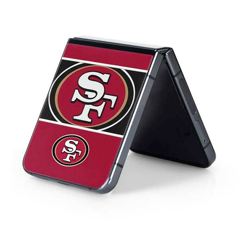 NFL San Francisco 49ers Zone Block Galaxy Z Flip5 5G Skin