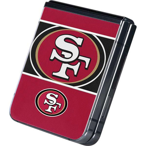 NFL San Francisco 49ers Zone Block Galaxy Z Flip5 5G Skin