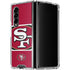 NFL San Francisco 49ers Zone Block Galaxy Z Fold4 5G Clear Case