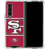 NFL San Francisco 49ers Zone Block Galaxy Z Fold4 5G Clear Case