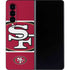 NFL San Francisco 49ers Zone Block Galaxy Z Fold4 5G Skin