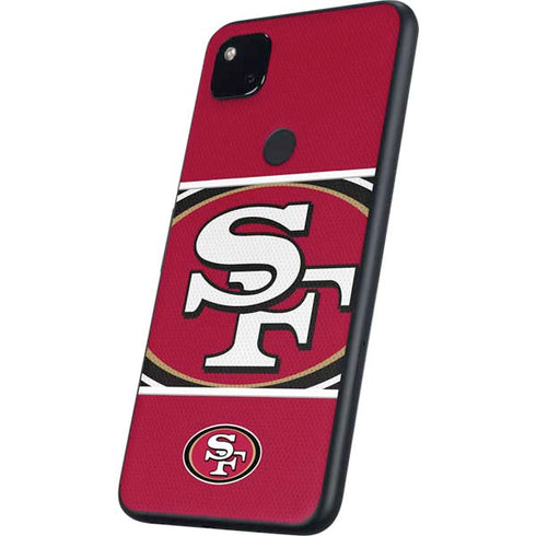 NFL San Francisco 49ers Zone Block Google Pixel 4a Skin