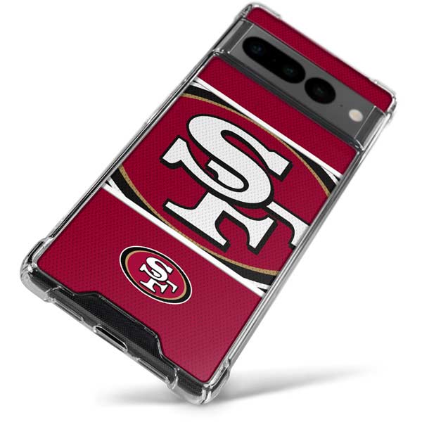 Google Pixel 7 Pro San Francisco 49ers Zone Block Clear Phone Case