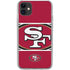 NFL San Francisco 49ers Zone Block iPhone 11 Clear Case