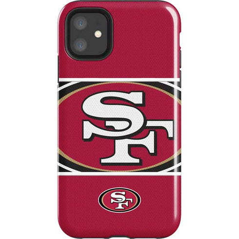 NFL San Francisco 49ers Zone Block iPhone 11 Impact Case