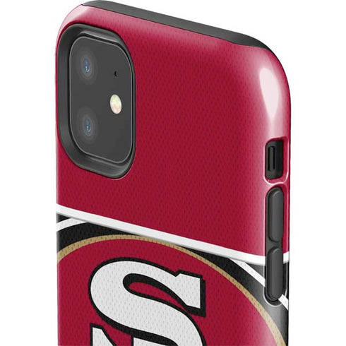 NFL San Francisco 49ers Zone Block iPhone 11 Impact Case
