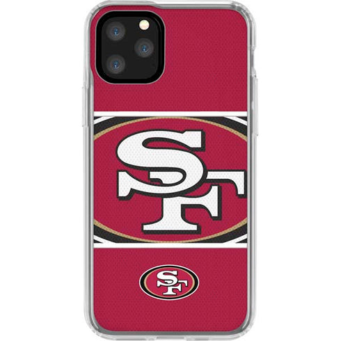 NFL San Francisco 49ers Zone Block iPhone 11 Pro Clear Case