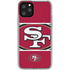 NFL San Francisco 49ers Zone Block iPhone 11 Pro Clear Case