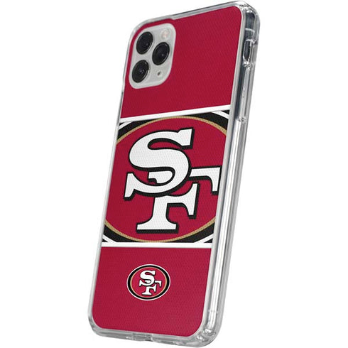 NFL San Francisco 49ers Zone Block iPhone 11 Pro Clear Case