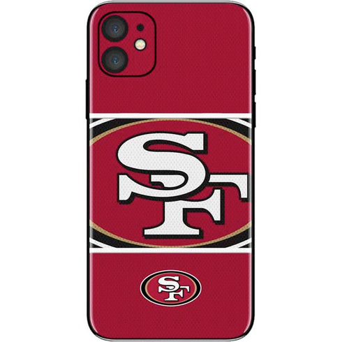 NFL San Francisco 49ers Zone Block iPhone 11 Skin