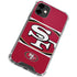 NFL San Francisco 49ers Zone Block iPhone 12 Clear Case