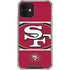 NFL San Francisco 49ers Zone Block iPhone 12 Mini Clear Case