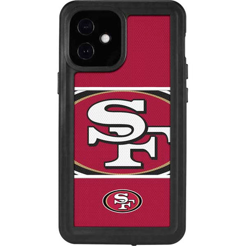 NFL San Francisco 49ers Zone Block iPhone 12 Mini Waterproof Case