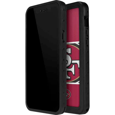 NFL San Francisco 49ers Zone Block iPhone 13 Mini Waterproof Case